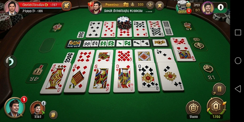 Tampilan gameplay Domino seru dalam 2757