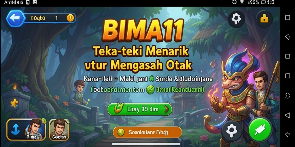 Tampilan gameplay BIMA11 menantang dan menarik untuk dimainkan.
