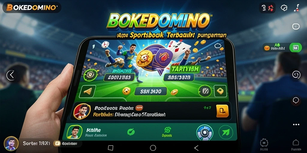 Screenshot utama BOKEDOMINO menampilkan pilihan taruhan yang beragam.