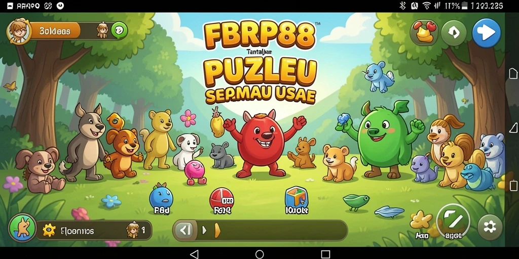 Screenshot gameplay FBRP88 menampilkan tantangan puzzle yang menarik dan interaktif.