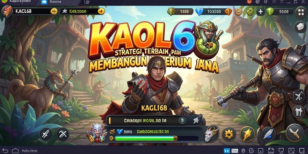 Tangkapan layar gameplay KAOL68 menampilkan pertempuran strategis yang mendebarkan.