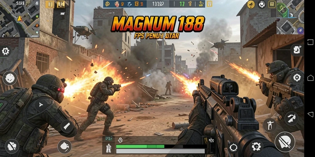 Tangkapan layar gameplay yang mendebarkan di MAGNUM188.