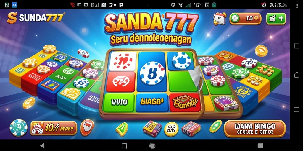 Tampilan gameplay SUNDA777 dengan grafis menarik dan suasana Bingo yang seru.