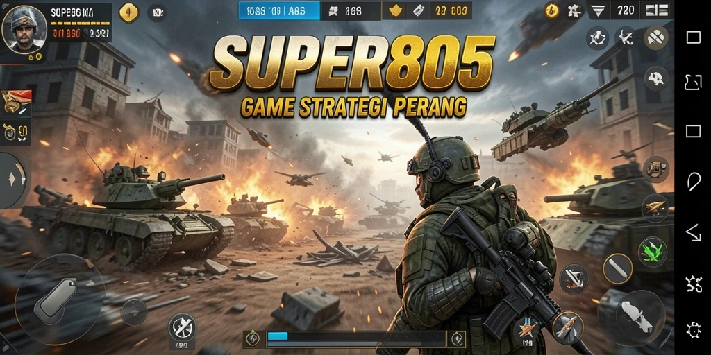 Tampilan mengesankan dari gameplay SUPER805 yang seru.