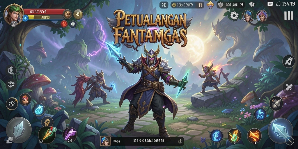 Tampilan gameplay menakjubkan dalam SVIP9 dengan pertempuran seru.