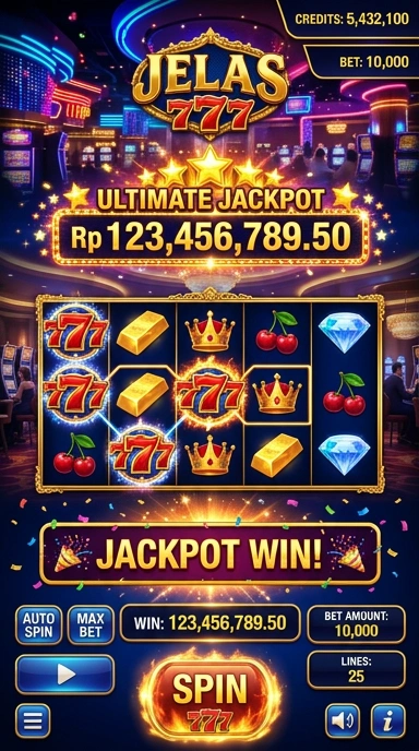 Tampilan antarmuka jelas777 yang ramah pengguna.